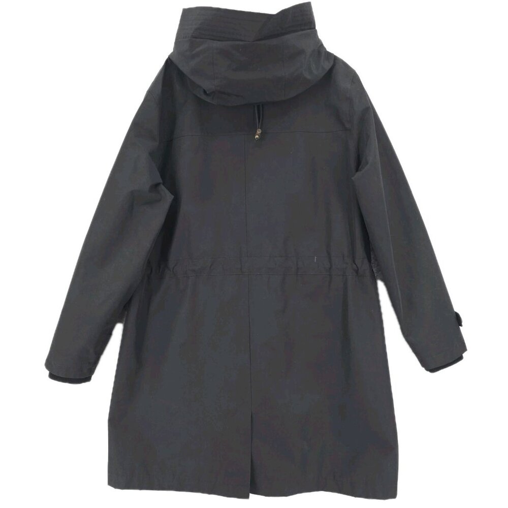 Pendleton Black Hooded Water-Resistant Trench Coat - Picture 4 of 12